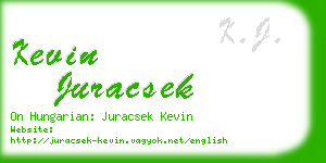 kevin juracsek business card